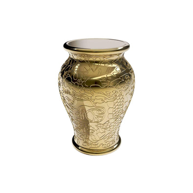 Ming Stool and Sidetable Metal Finish - Danilo Cascella Premium Store