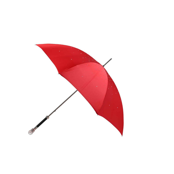Double Red Umbrella with Svarowski Handle - Danilo Cascella Premium Store