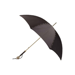Double Umbrella brown with light beige print - Danilo Cascella Premium Store