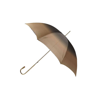 Double Brown/ Flocked Tiger Print Umbrella with Jewel Handle - Danilo Cascella Premium Store