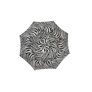 Double Black Flocked Zebra Print Umbrella - Danilo Cascella Premium Store
