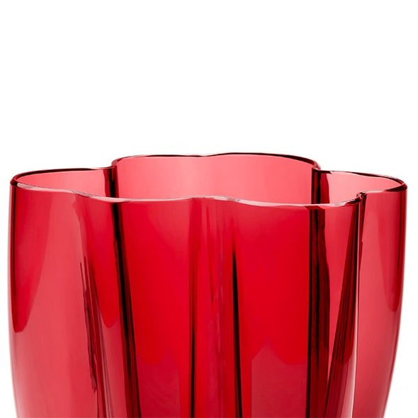 Petalo Oriental Red Small Vase - Danilo Cascella Premium Store