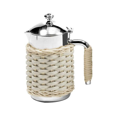 Rennes Leather & Rattan Carafe - Danilo Cascella Premium Store