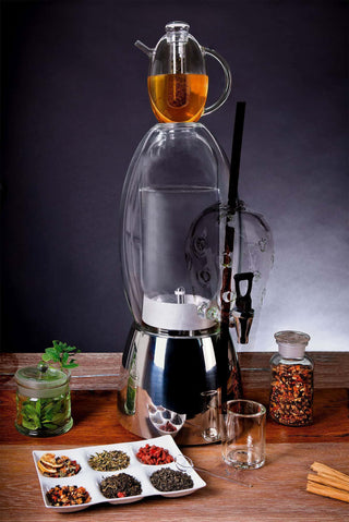 Oscar, Samovar glass tea maker - Danilo Cascella Premium Store