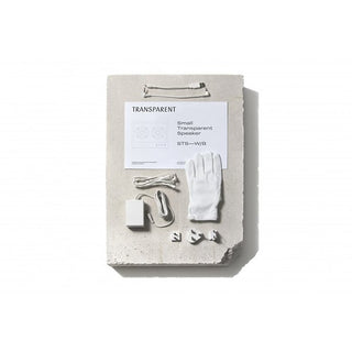 Small Transparent Speaker White - Danilo Cascella Premium Store